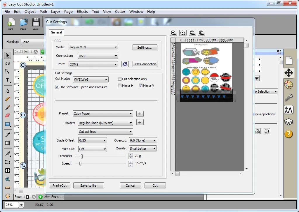 Settings Window