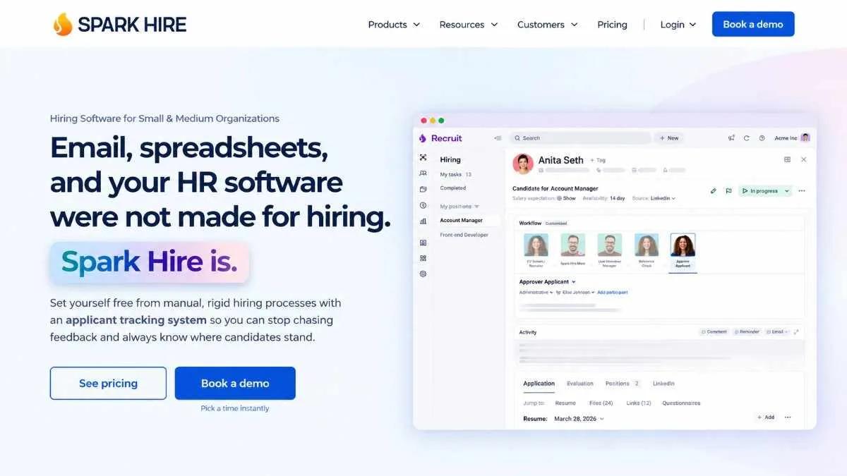 Spark Hire Dashboard Overview