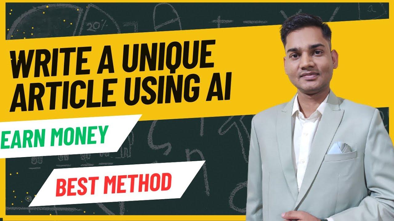 Write a Blog post in 10 Minutes Using Bing AI ChatBot | 100% AI detection-free