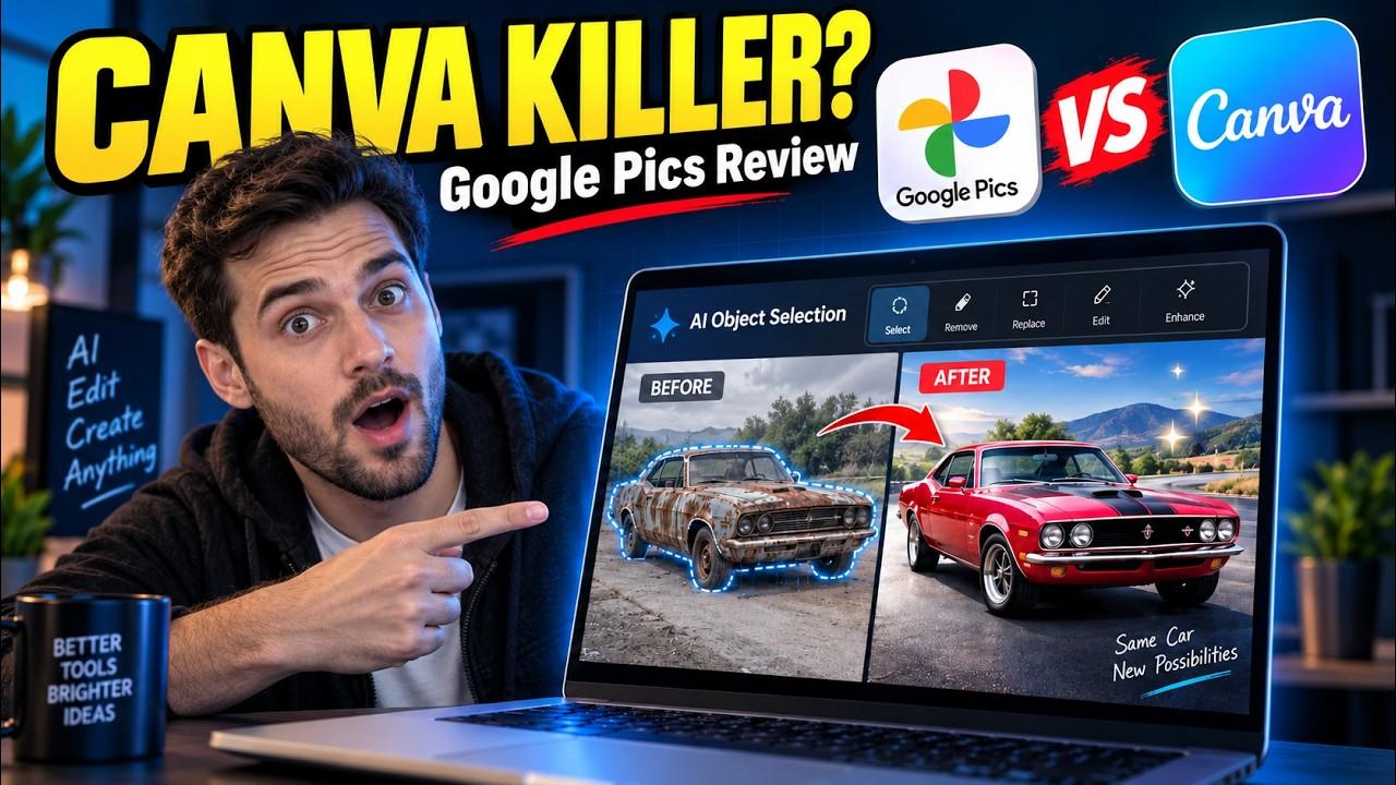 Google Pics Review: Canva Killer or Overhyped? (First Look)