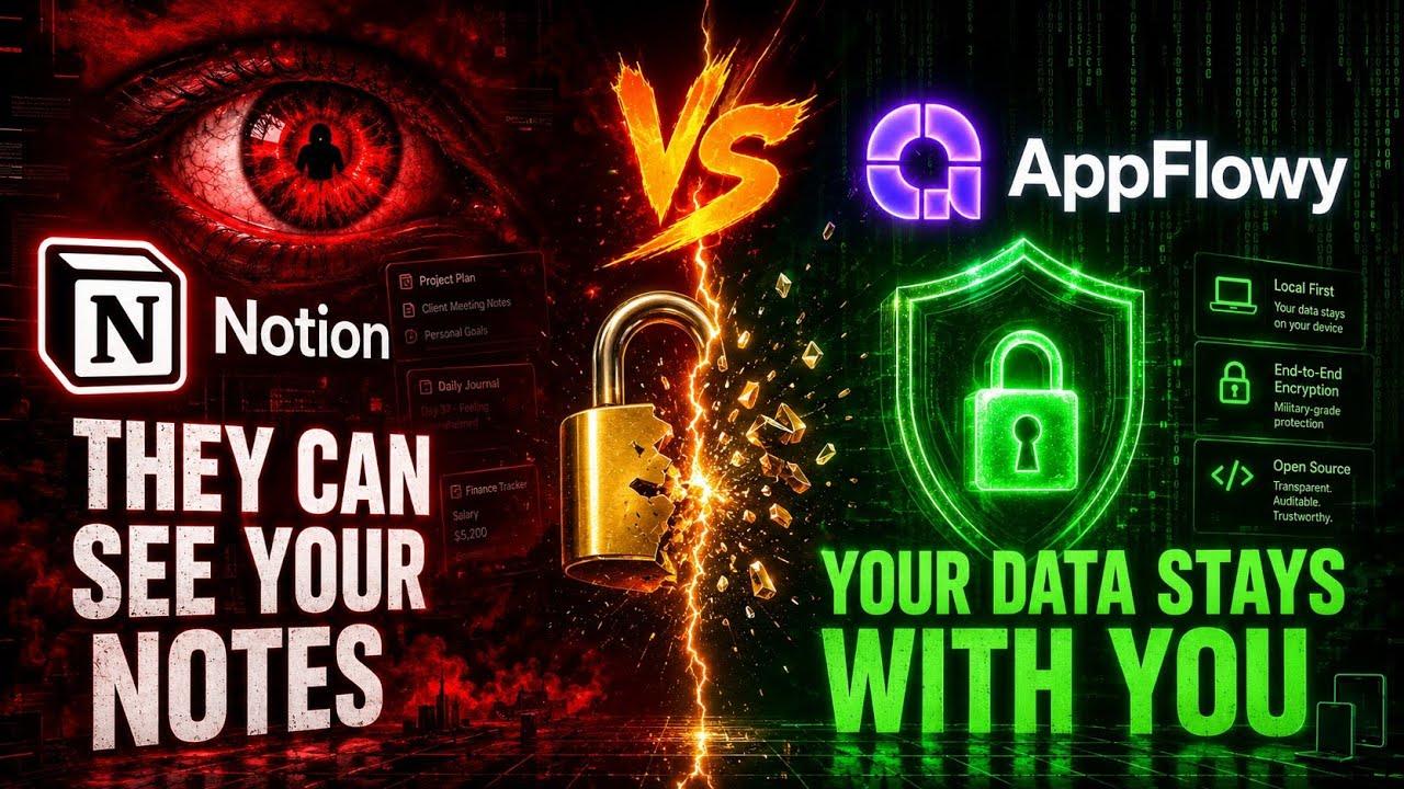 Notion VS AppFlowy (2026) — Is the Free Alternative Finally Good Enough?